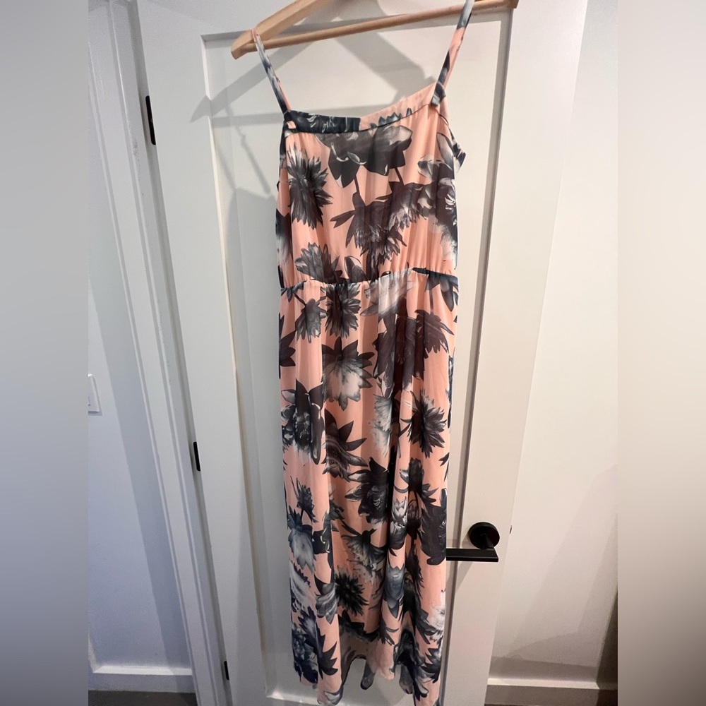 French Connection high/low midi dress with matching belt (not shown)